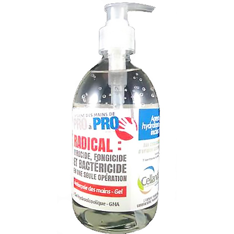 GHA solution gel hydroalcoolique aseptisante 500 ml